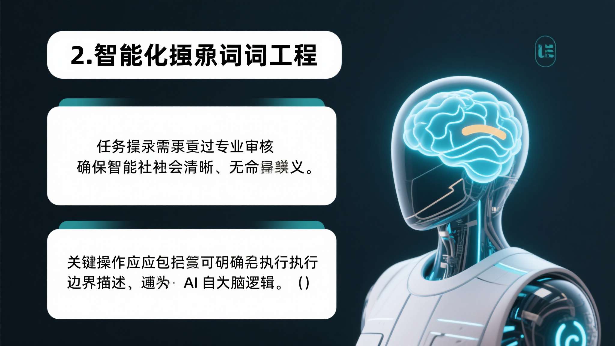 cscied科技核心评价数据库的评委有用吗 2. 强化提示词工程
任务指令需要经过专业审核,确保语义清晰、无歧义。关键操作